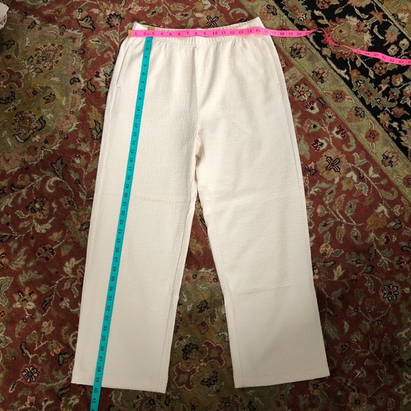 OAK + FORT Oversized Co-Ord Set Button Shirt Textured Cream Color Women's Medium - Picture 7 of 16